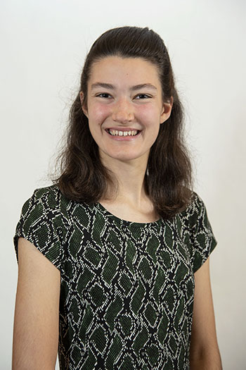 ISUR scholar, Civil Engineering sophomore Lauren Schissler 